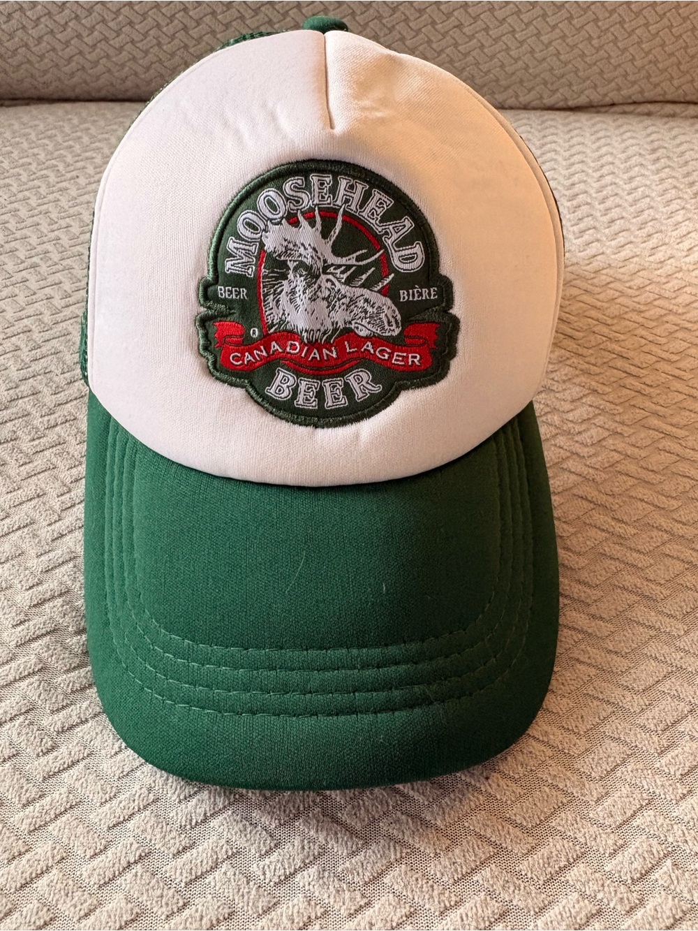 Moosehead Beer Green and White Trucker Hat